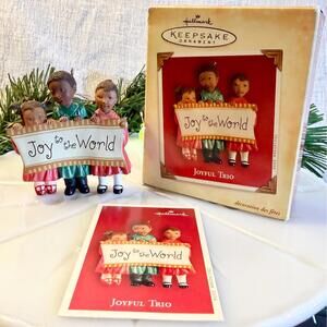 Joyful Trio - Hallmark Keepsake Ornament - 2004